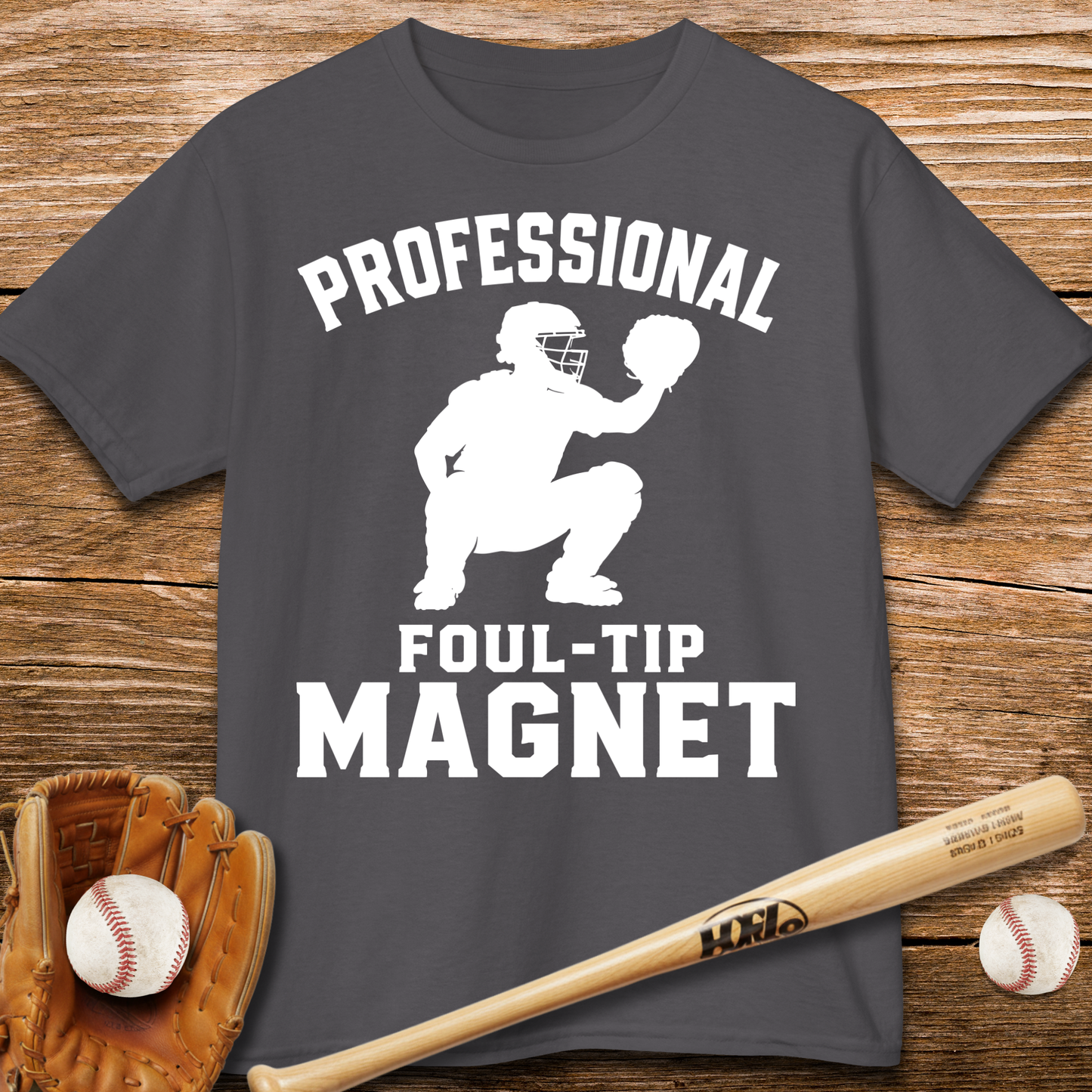 Catcher Takes Every Hit Kids T-shirt