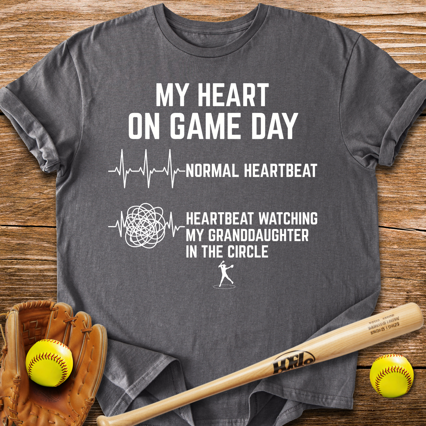 Granddaughter Circle Races My Heart T-Shirt