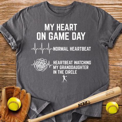 Granddaughter Circle Races My Heart T-Shirt