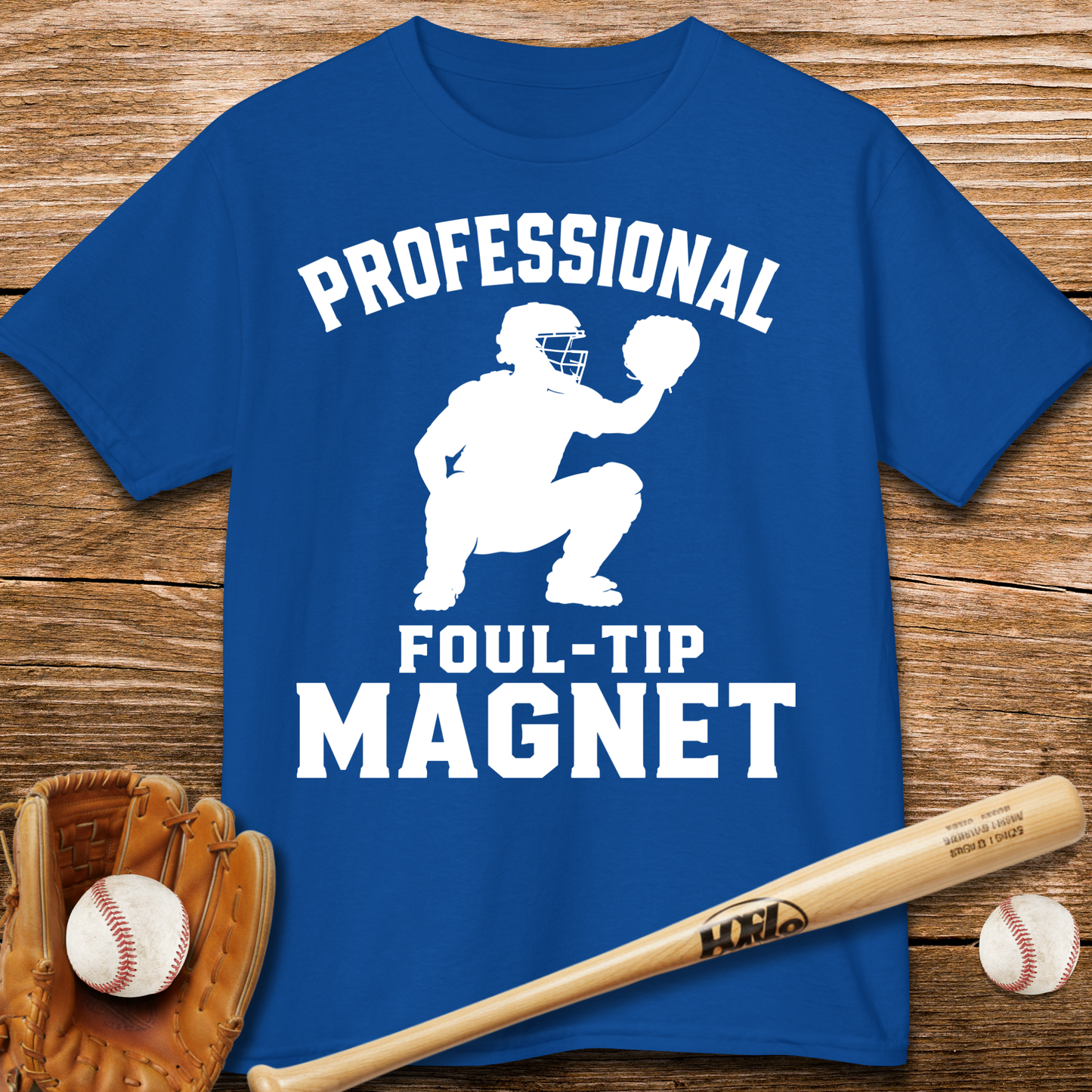 Catcher Takes Every Hit Kids T-shirt