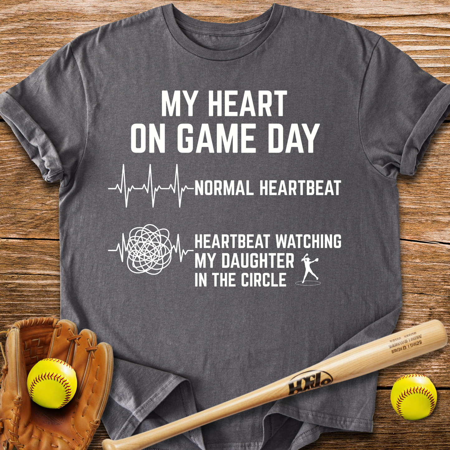 Daughter Circle Races My Heart T-Shirt