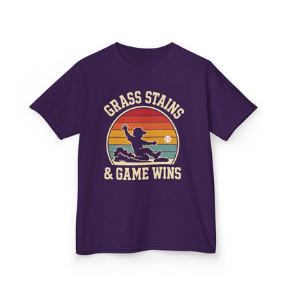 Grass Stains & Game Wins Kids T-shirt