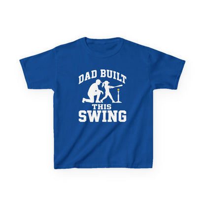 Dad Coached Her Swing Kids T-shirt