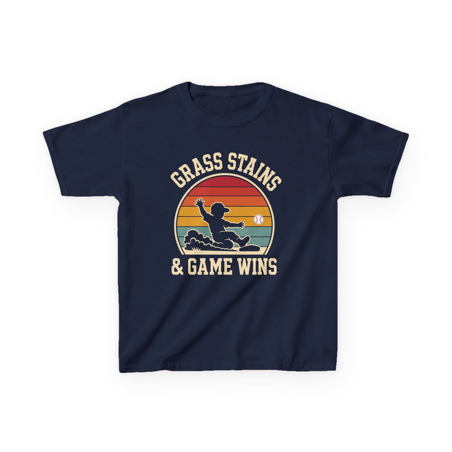 Grass Stains & Game Wins Kids T-shirt