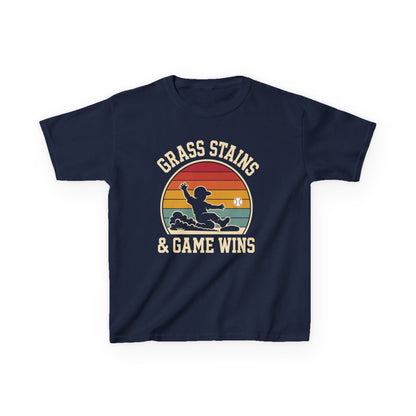 Grass Stains & Game Wins Kids T-shirt