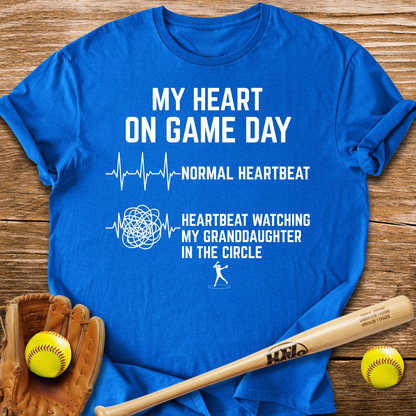 Granddaughter Circle Races My Heart T-Shirt