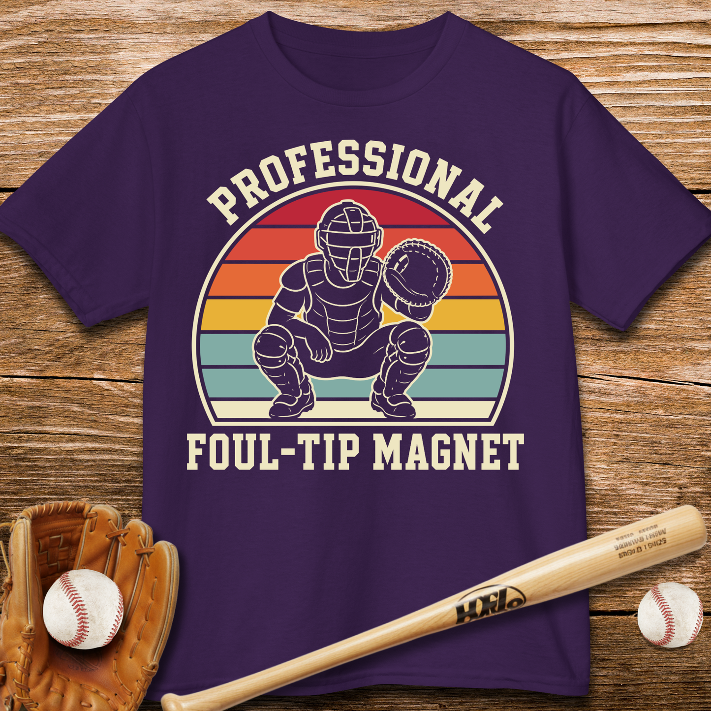 Catcher Takes Every Hit Kids T-shirt