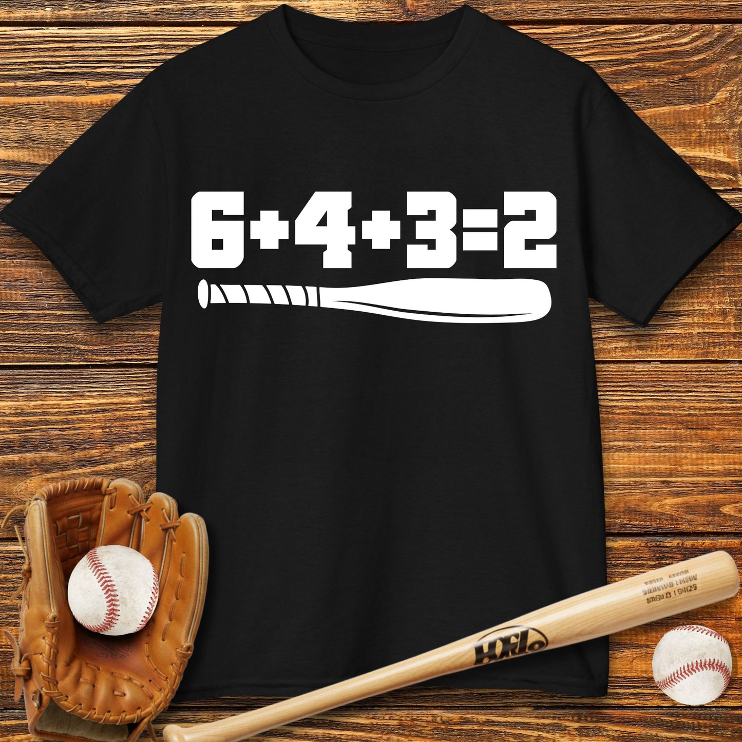 6 4 3 2 Double Play Kids T-Shirt