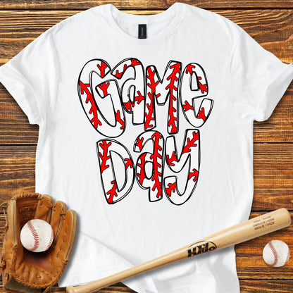 Game Day Baseball Adult T-Shirt
