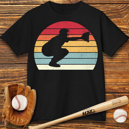 Vintage Catcher Kids T-Shirt