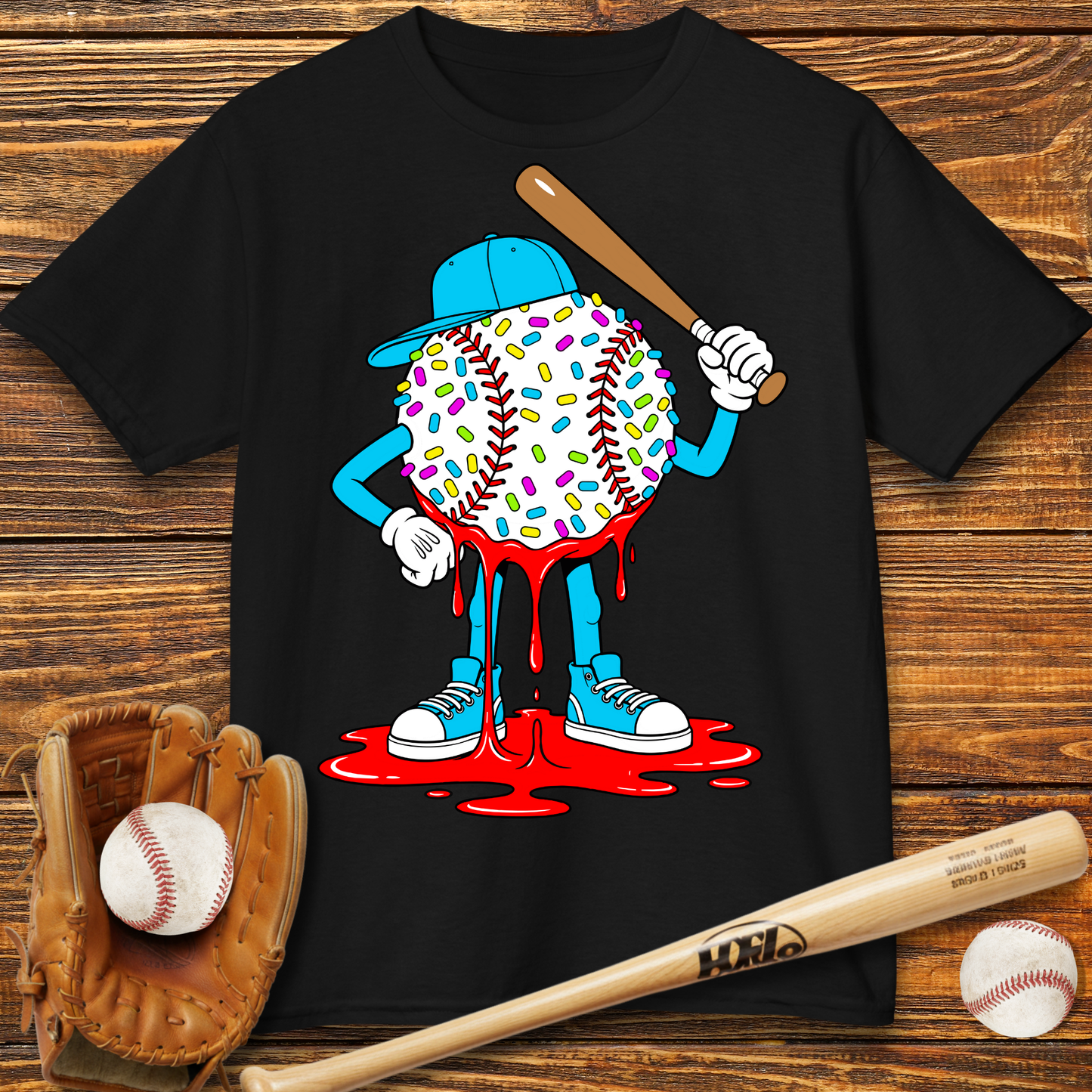 Baseball Drip Kids T-Shirt
