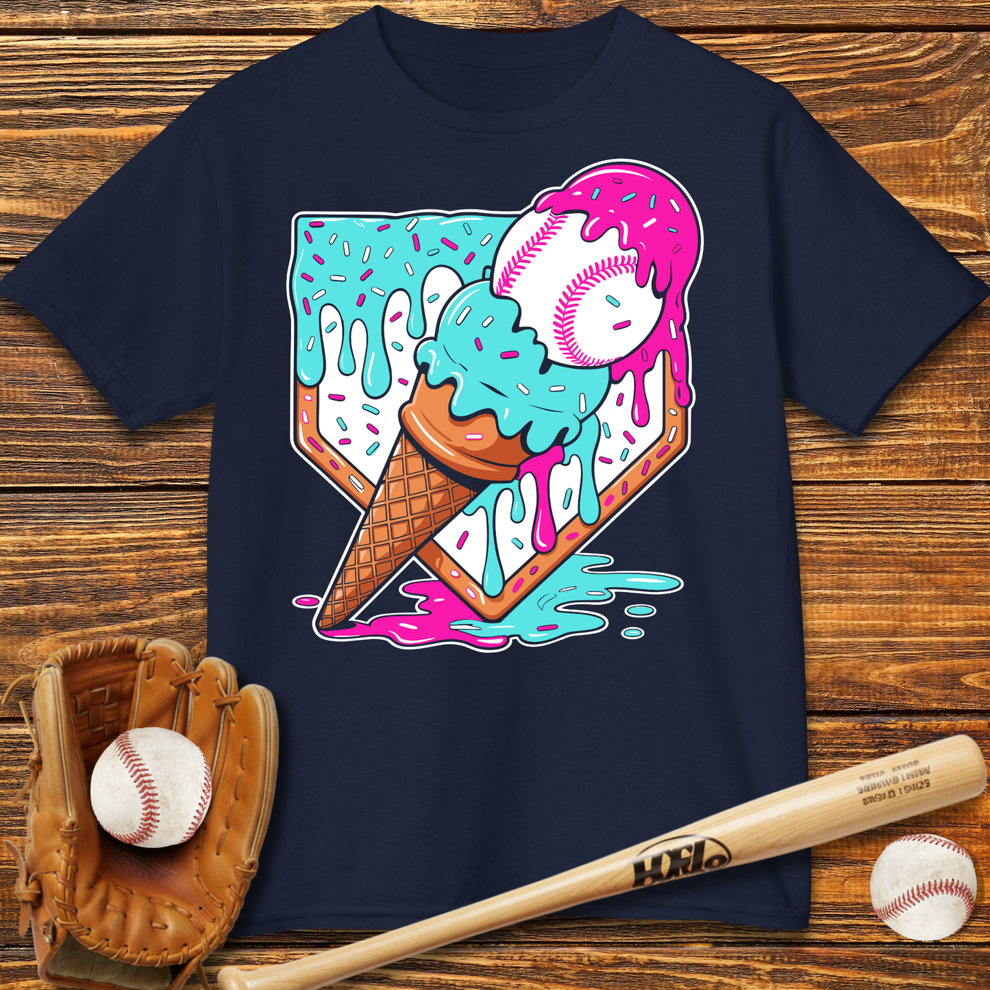 Ice Cream Drip Kids T-Shirt