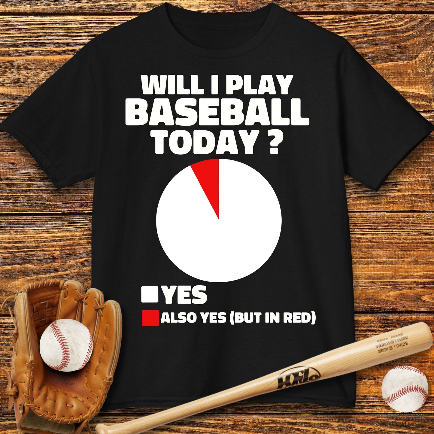 Will I Play Baseball Kids T-Shirt