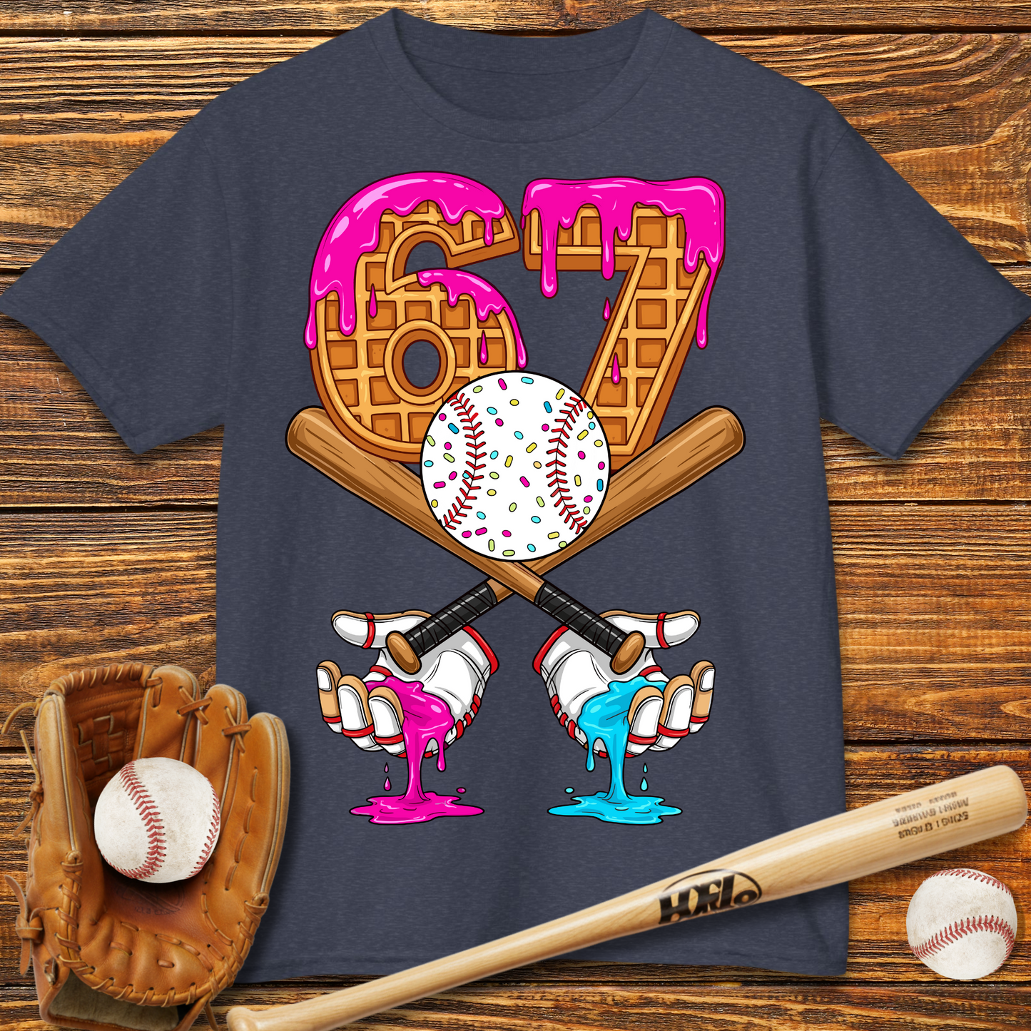 Baseball Drip 67 Kids T-Shirt