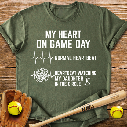 Daughter Circle Races My Heart T-Shirt