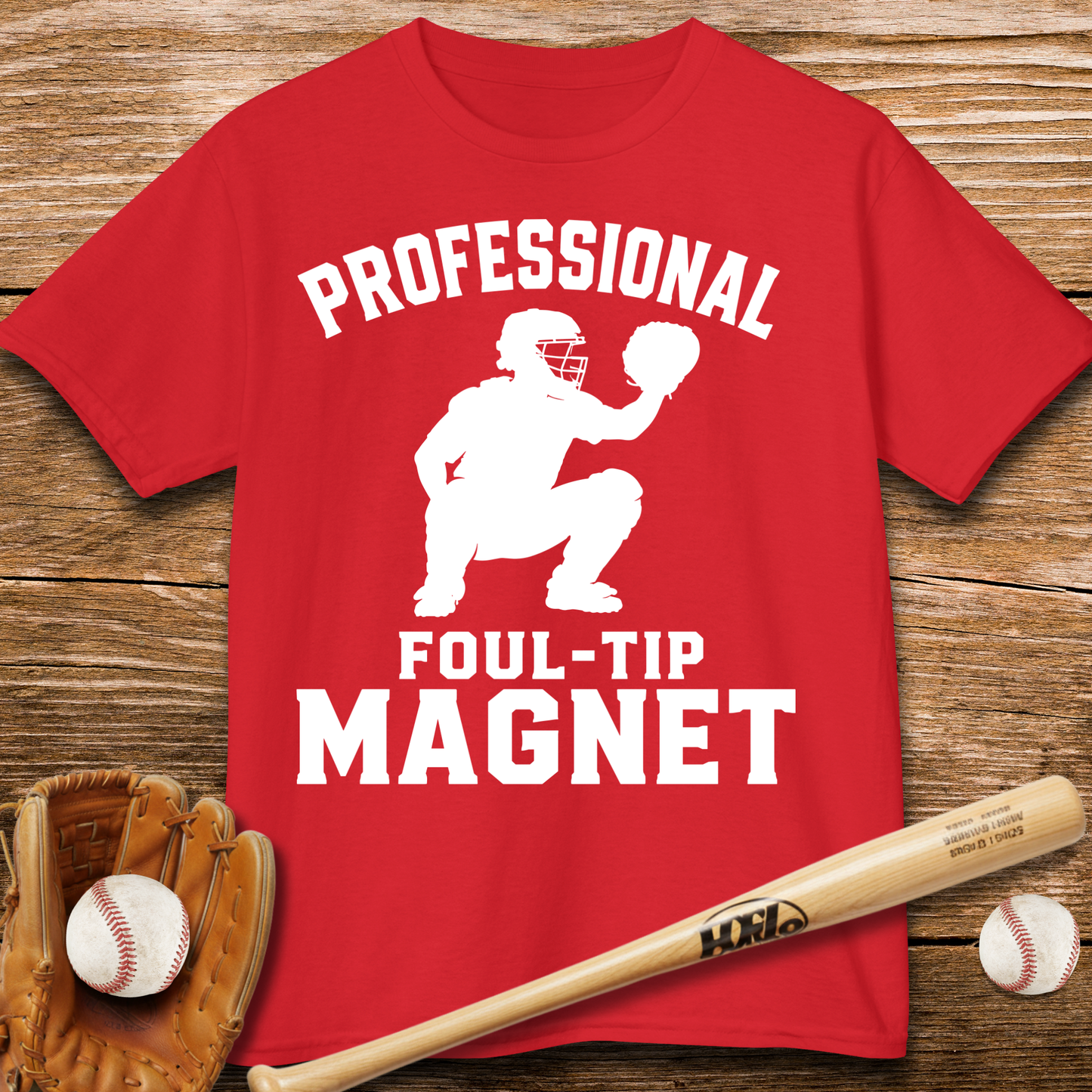 Catcher Takes Every Hit Kids T-shirt