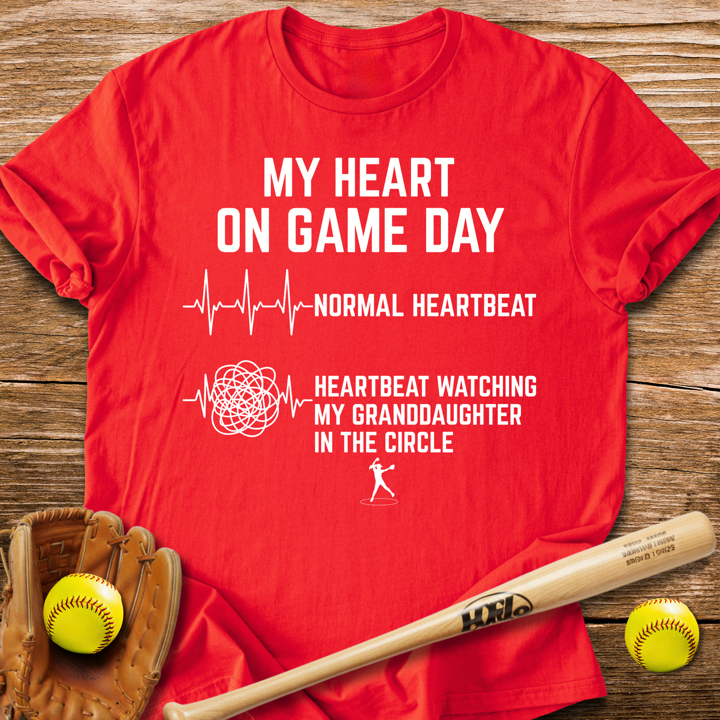 Granddaughter Circle Races My Heart T-Shirt