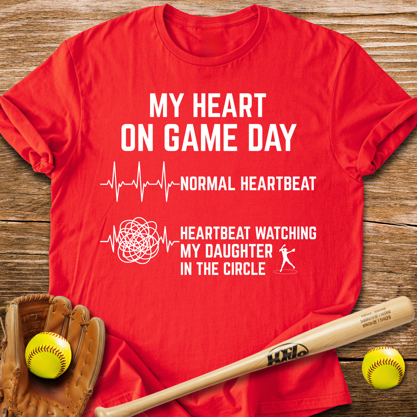 Daughter Circle Races My Heart T-Shirt