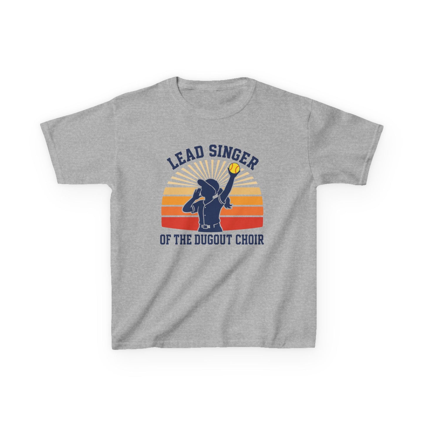 Loudest Girl In Dugout Kids T-shirt