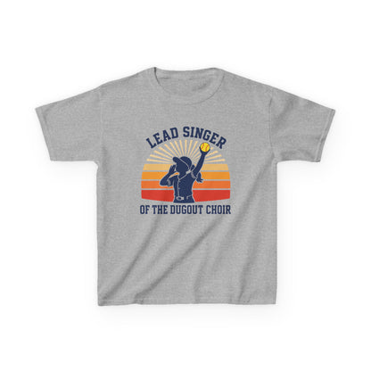 Loudest Girl In Dugout Kids T-shirt