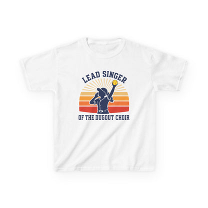 Loudest Girl In Dugout Kids T-shirt