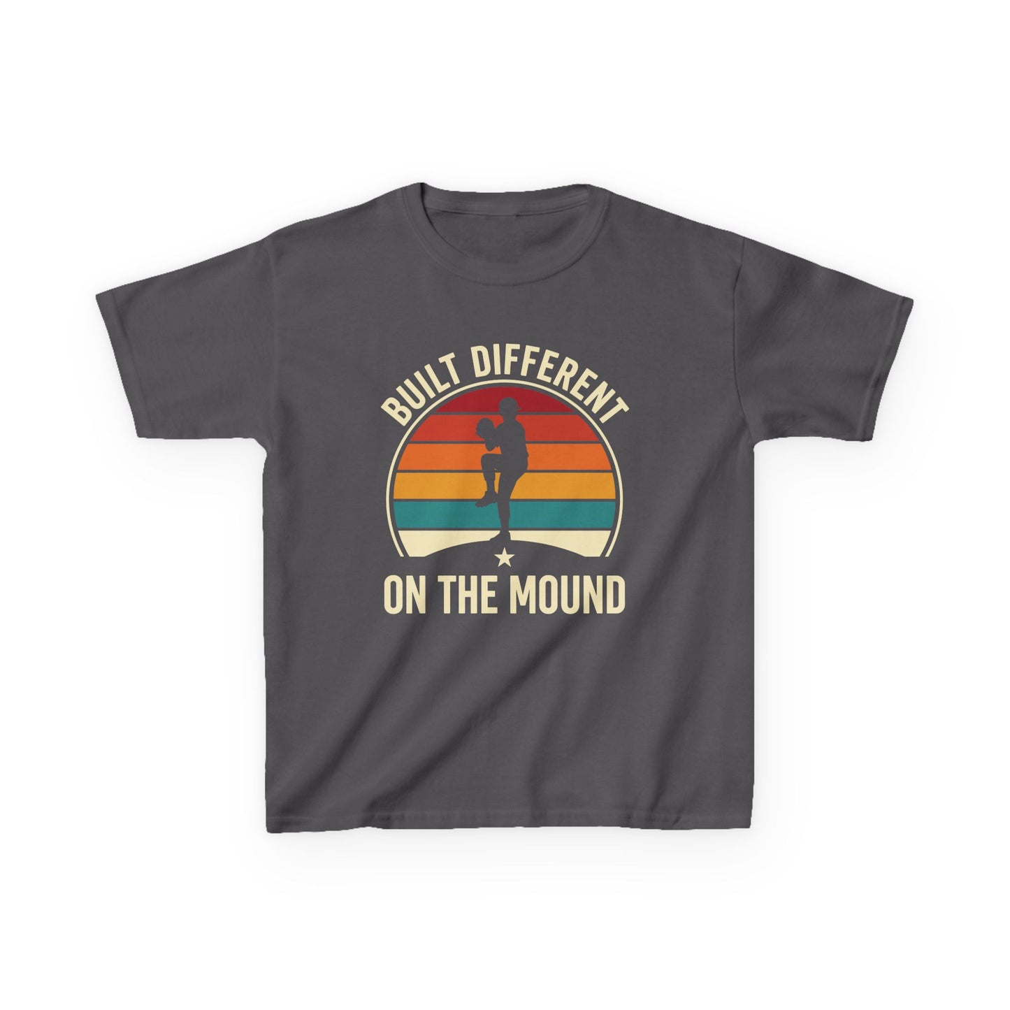 Built Different Pitcher Kids T-shirt