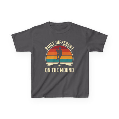 Built Different Pitcher Kids T-shirt