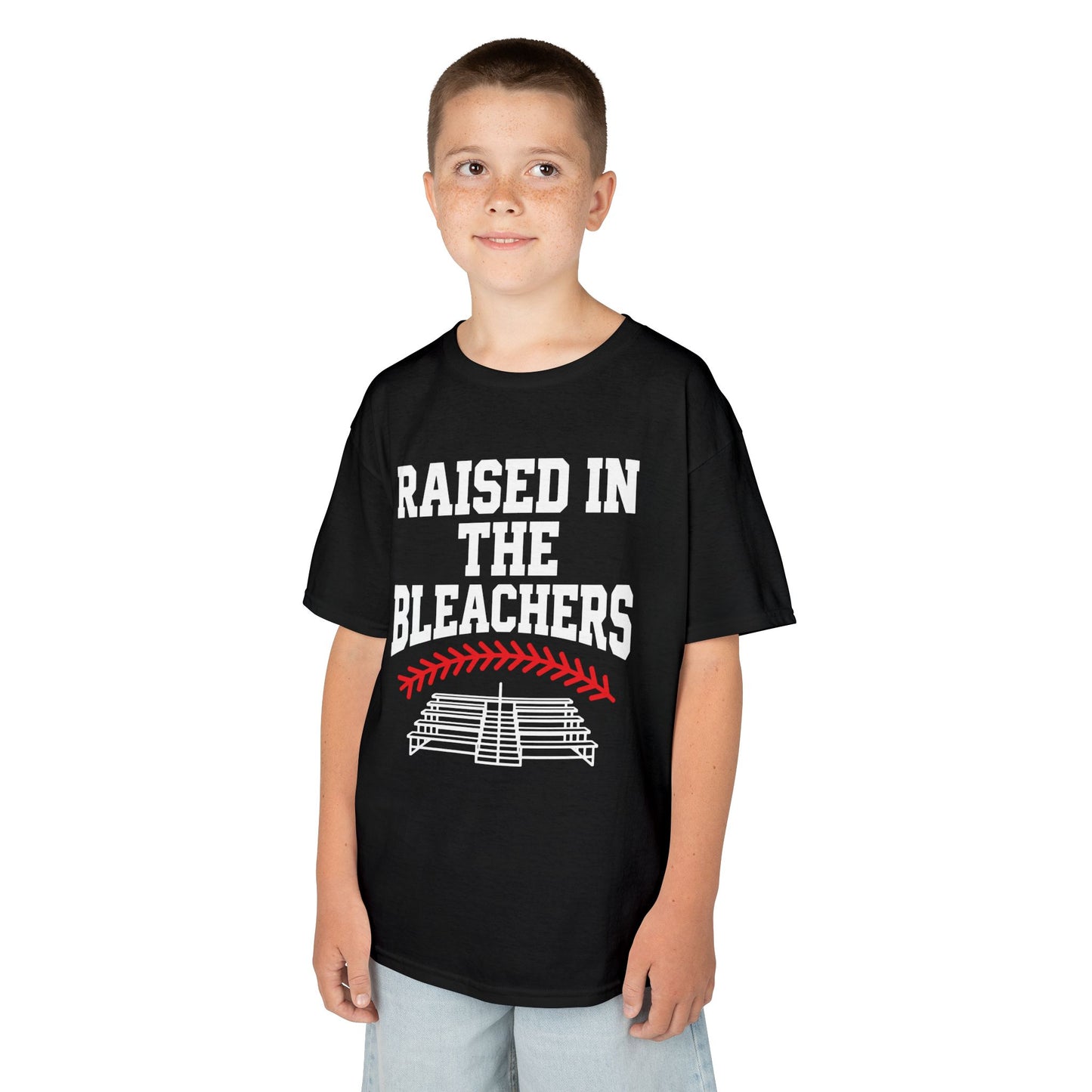 Bleacher Raised Baseball Fan Kids T-shirt