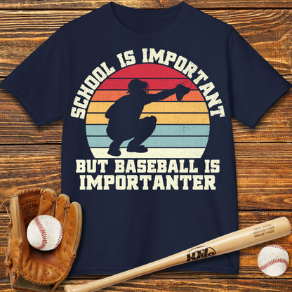 Baseball Is Importanter Kids T-Shirt