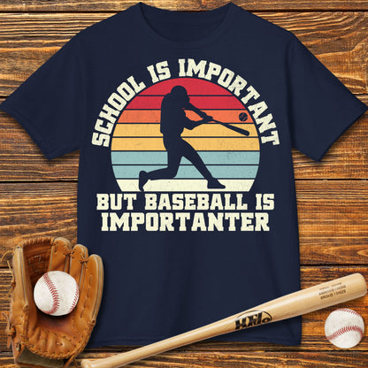 Baseball Is Importanter Kids T-Shirt