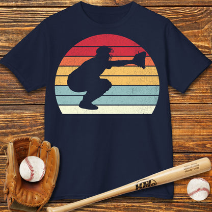 Vintage Catcher Kids T-Shirt
