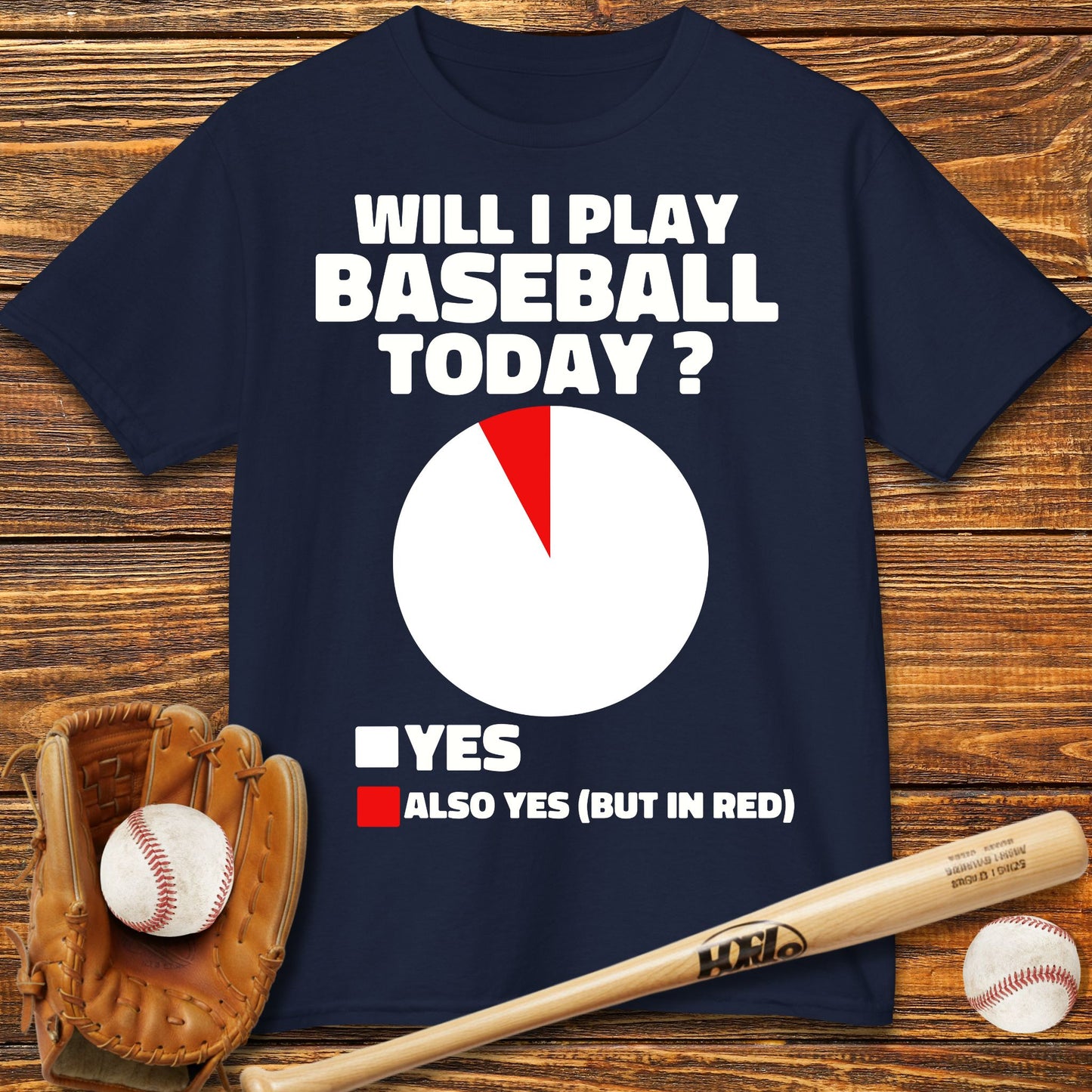 Will I Play Baseball Kids T-Shirt