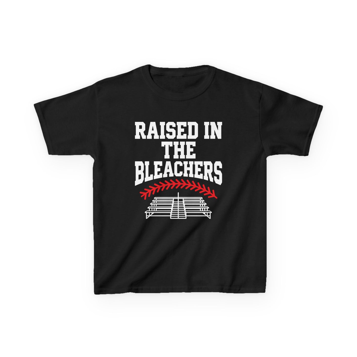 Bleacher Raised Baseball Fan Kids T-shirt