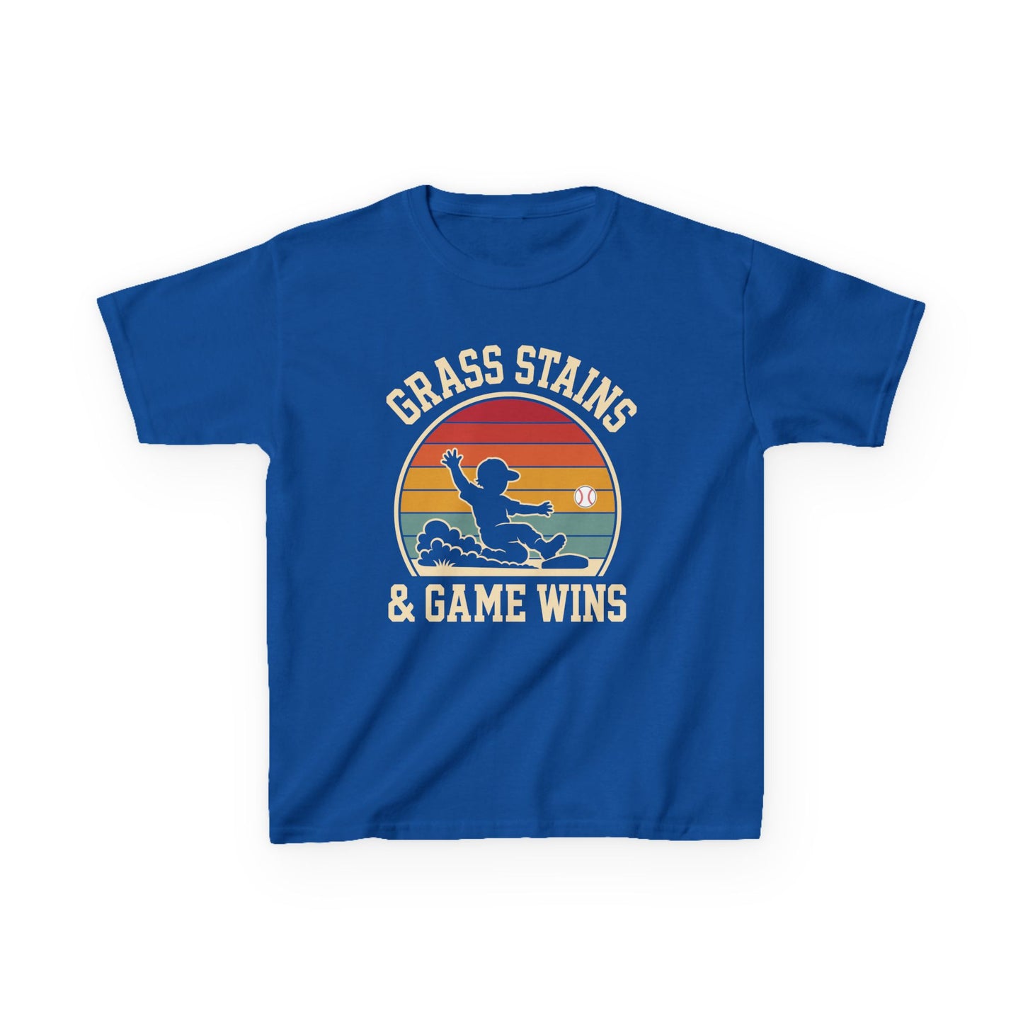 Grass Stains & Game Wins Kids T-shirt