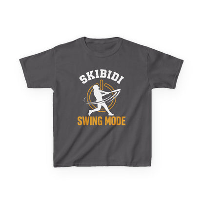 Skibidi Swing Mode Baseball Kids T-shirt