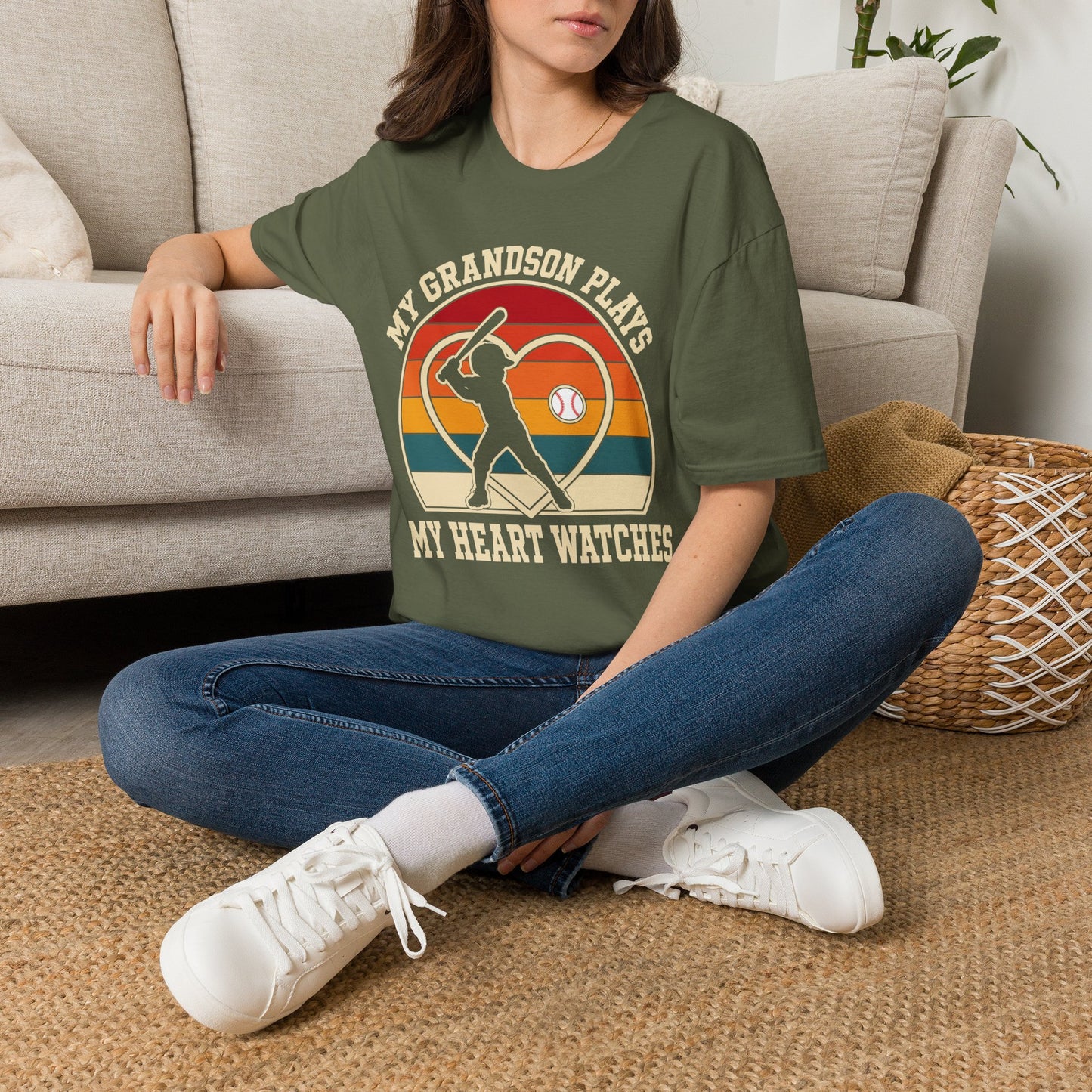 My Grandson Plays Heart Watches T-Shirt