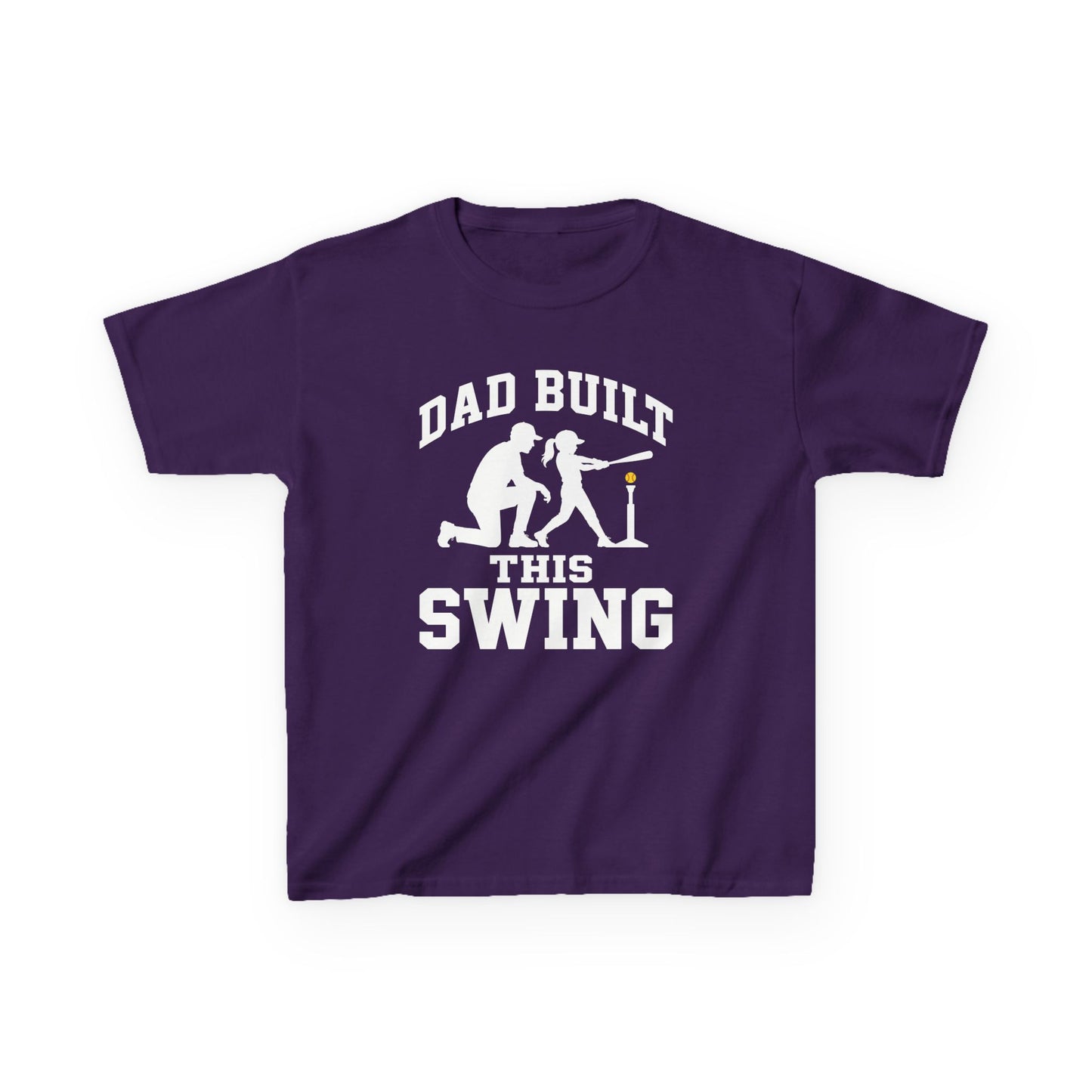 Dad Coached Her Swing Kids T-shirt