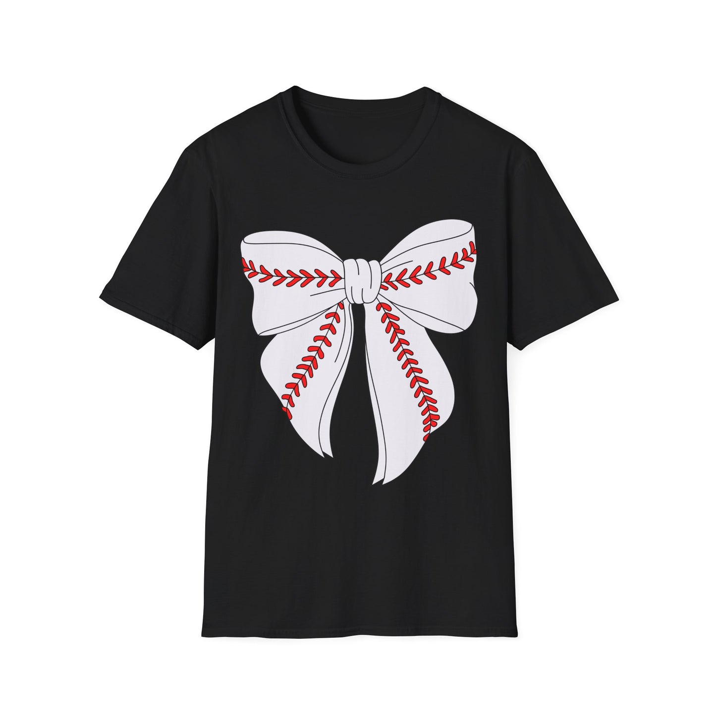 Charming Bow Graphic T-Shirt for All Occasions, Gift for Her, Casual Wear, Holiday Apparel, Trendy Fashion Statement