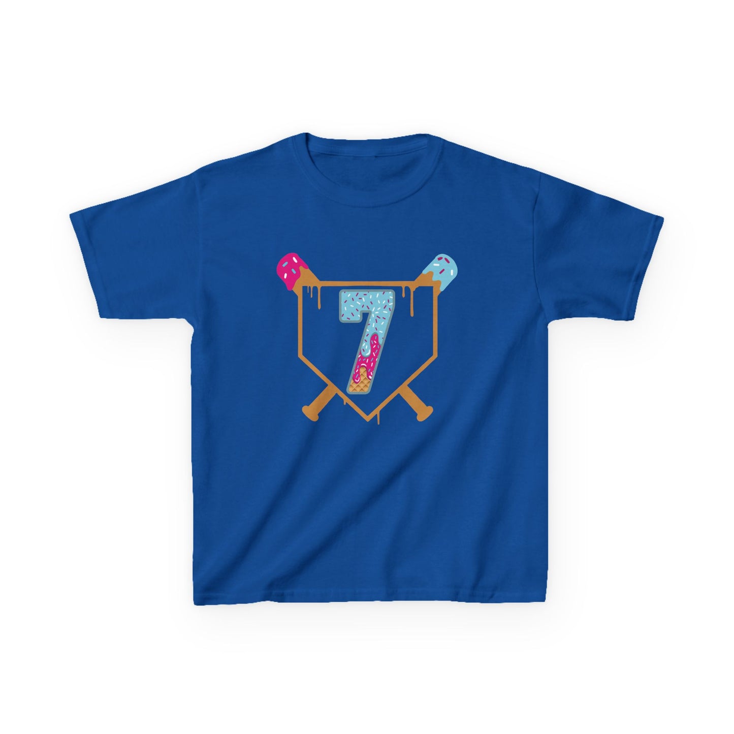 Baseball 7th Birthday Kids T-shirt