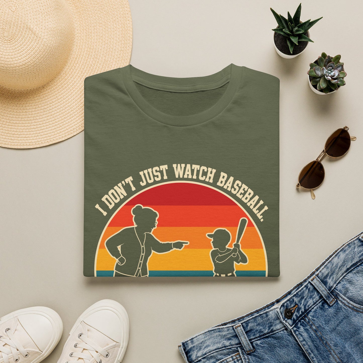 I Watch My Grandson T-Shirt