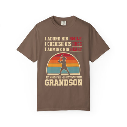 Grandma's Baseball Heart T-Shirt