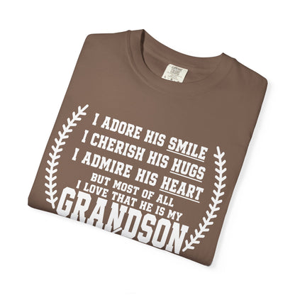 Grandma's Baseball Heart T-Shirt