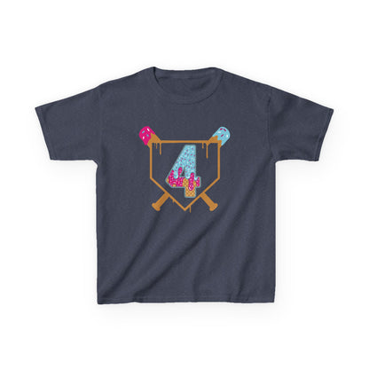 Baseball 4th Birthday Kids T-shirt