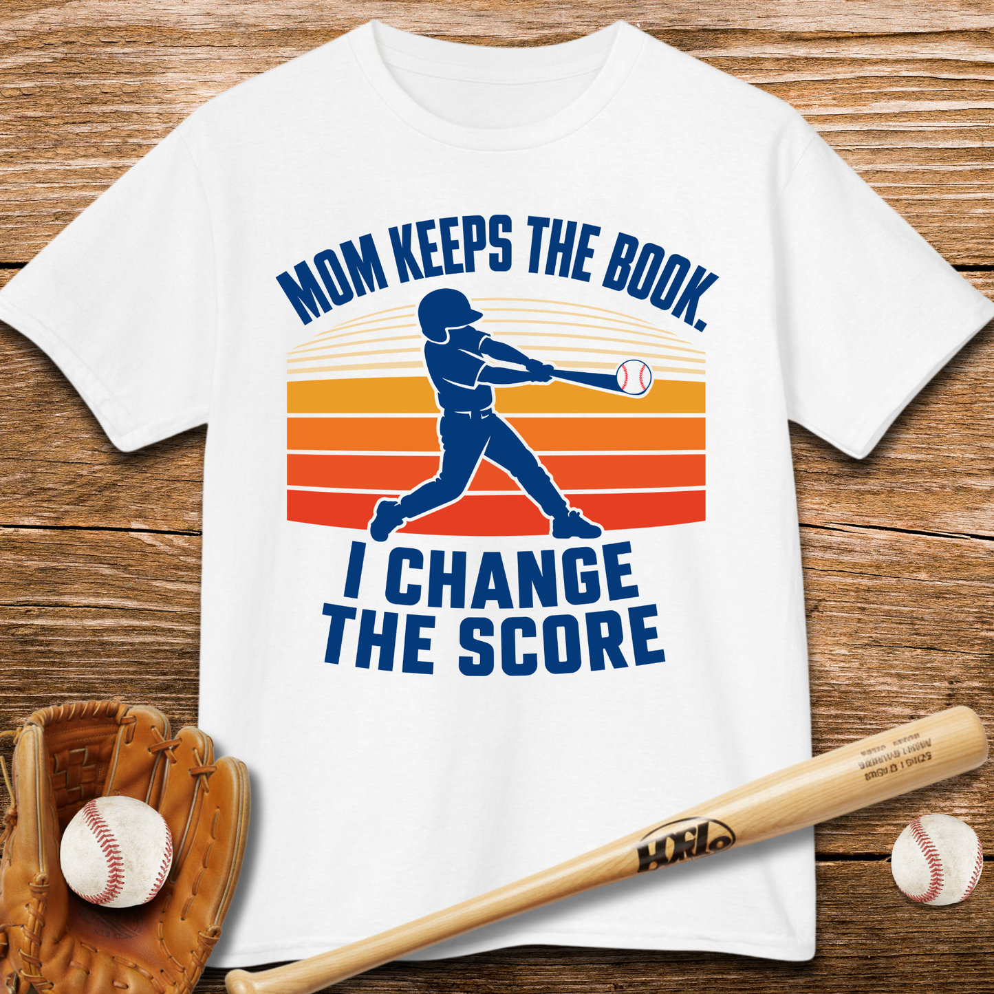 Bats Rewrite The Scoreboard Youth Tee