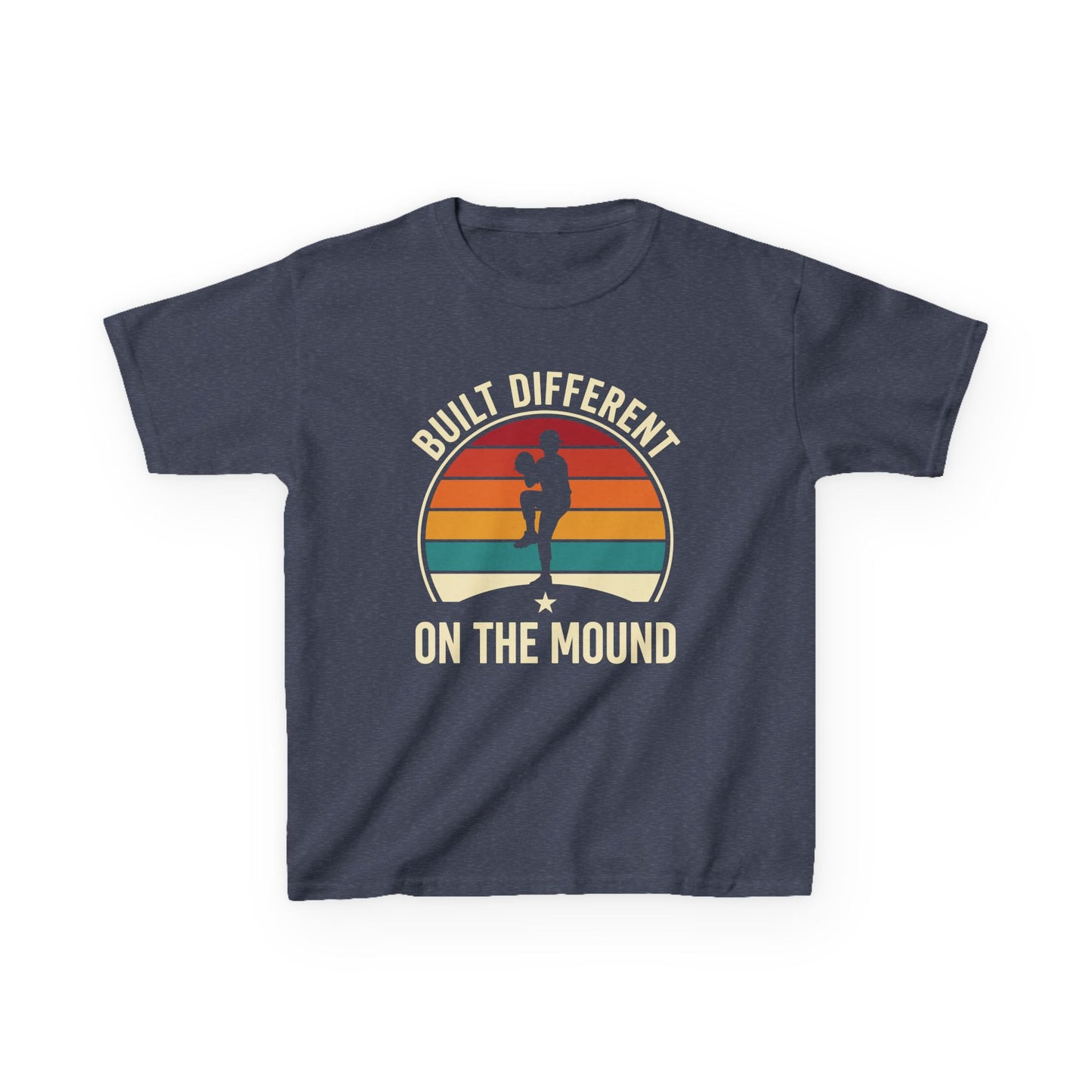 Built Different Pitcher Kids T-shirt