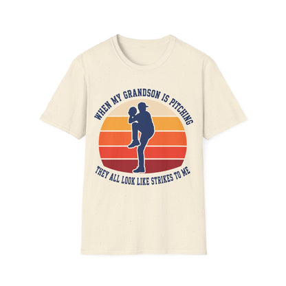 Grandparent  Sees Only Strikes T-Shirt