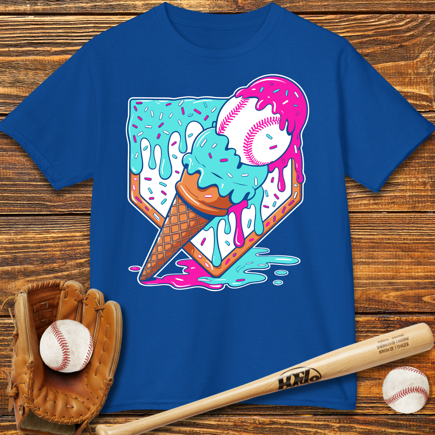 Ice Cream Drip Kids T-Shirt