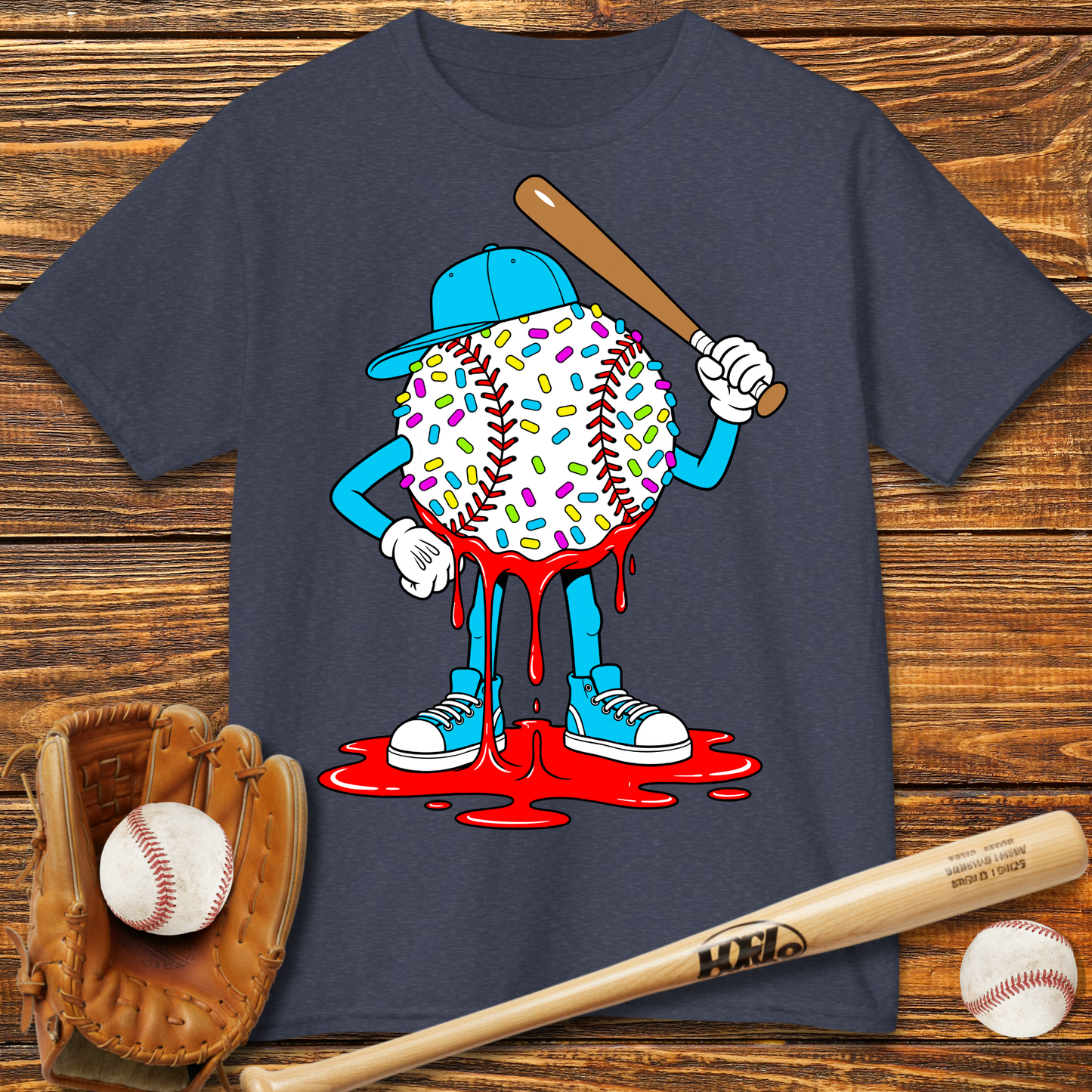 Baseball Drip Kids T-Shirt