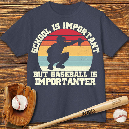 Baseball Is Importanter Kids T-Shirt