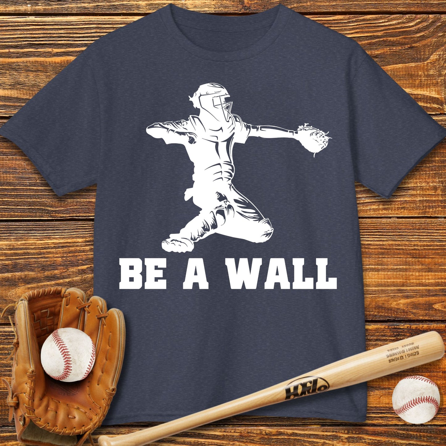 Be A Wall Pitcher Kids T-Shirt